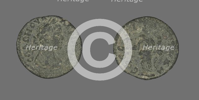 Coin Depicting Bust, 257-60. Creator: Unknown.