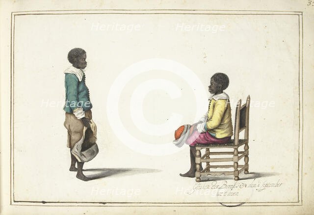 Two African boys, 1654. Creator: Gesina ter Borch.
