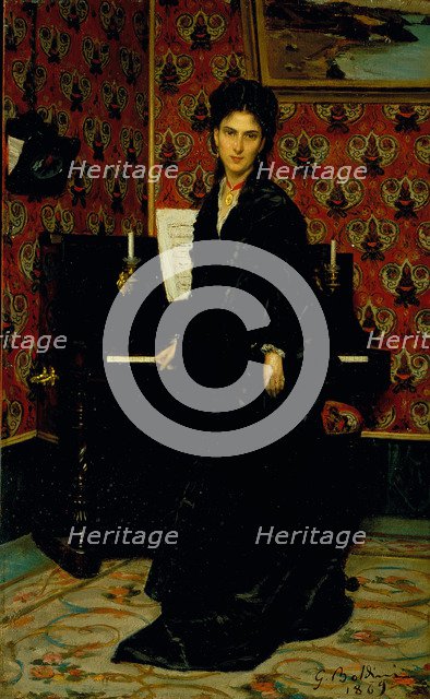 Portrait of Mary Donegani.