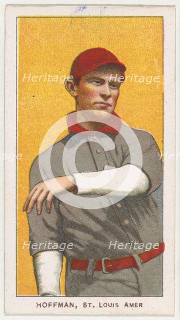 Hoffman, St. Louis, American League, from the White Border series (T206) for the Americ..., 1909-11. Creator: American Tobacco Company.