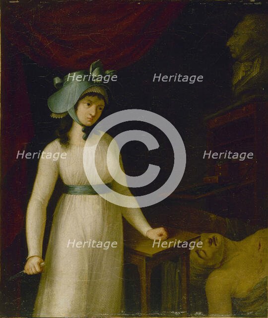 Portrait of Charlotte Corday (1768-1793), Between 1793 and 1798. Creator: Anonymous.