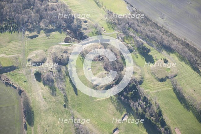 Ironstone mining shaft mounds, Tankersley Park, Barnsley, 2015. Creator: Historic England.