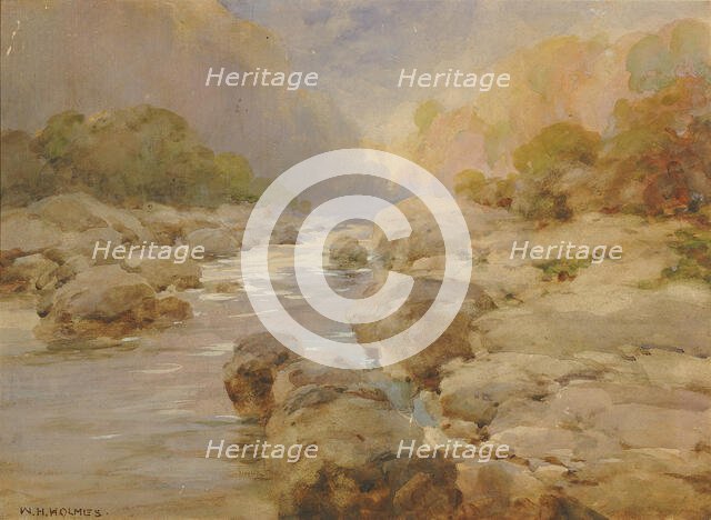 Unmodified Rock Creek, about 1910. Creator: William Henry Holmes.