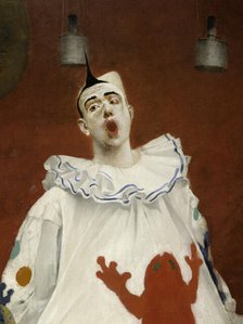 Grimaces et misère - Les Saltimbanques (clown blanc et bonisseur), 1888. Creator: Fernand Pelez.