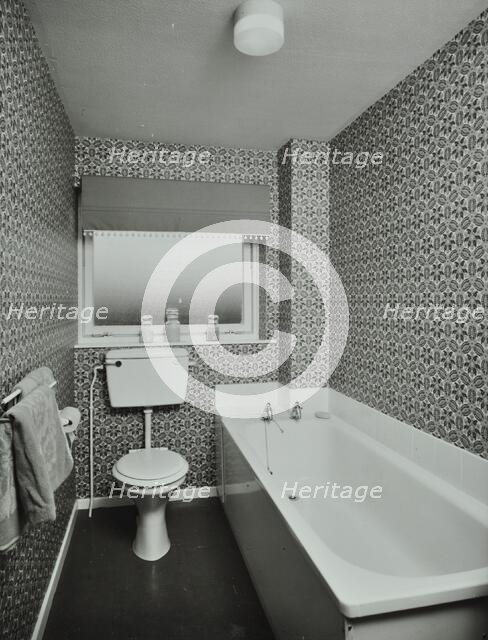 45 Enfield Chase, Houghton Regis, Dunstable, Bedfordshire: bathroom, 1971. Creator: Unknown.