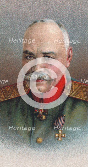 General Mikhail Vasiliyevich Alekseyev (1857-1918), Imperial Russian Army general, 1917. Artist: Unknown