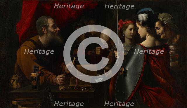 Achilles among the Daughters of Lycomedes, about 1625-1630. Creator: Pietro Paolini.