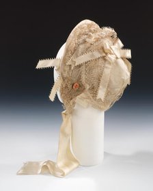 Bonnet, American, 1854. Creator: Unknown.