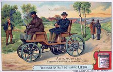 The First Benzine Automobile, 1875, (c1900). Artist: Unknown