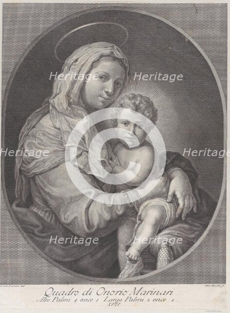 Virgin and Child, ca. 1750-74. Creators: Antonio Baratta, Lorenzo Lorenzi.