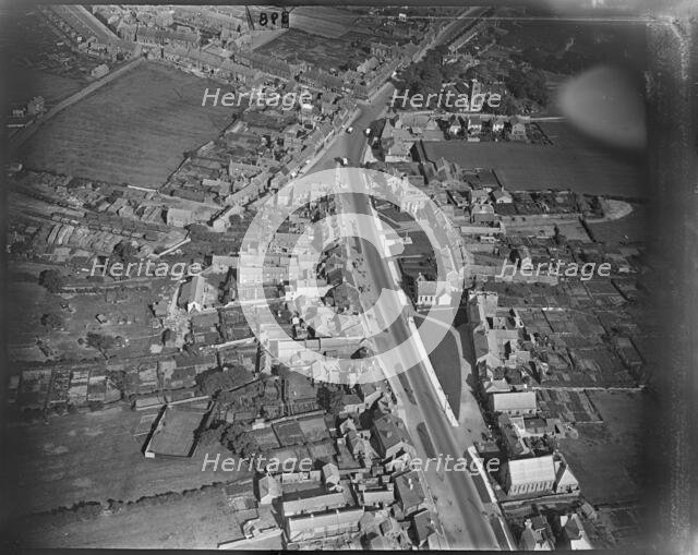 Front Street West and the Market Place, Bedlington, Northumberland, c1930s. Creator: Arthur William Hobart.