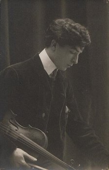 Portrait of the violinist and composer Paul Kochanski (1887-1934), 1907. Creator: Anonymous.