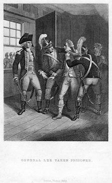 'General Lee Taken Prisoner', 1777 (1814). Artist: Unknown