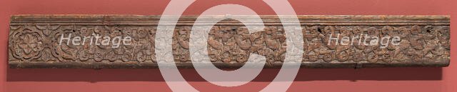 Fragment of an architectural molding, Morocco, Marinid dynasty (1244-1465), 14th century. Creator: Unknown.