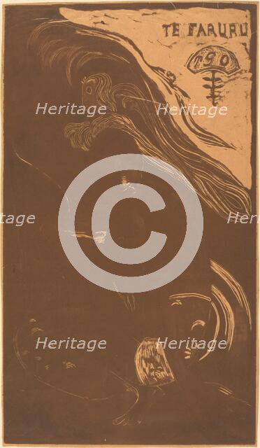 Te Faruru (They are Making Love Here), 1894/1895. Creator: Paul Gauguin.