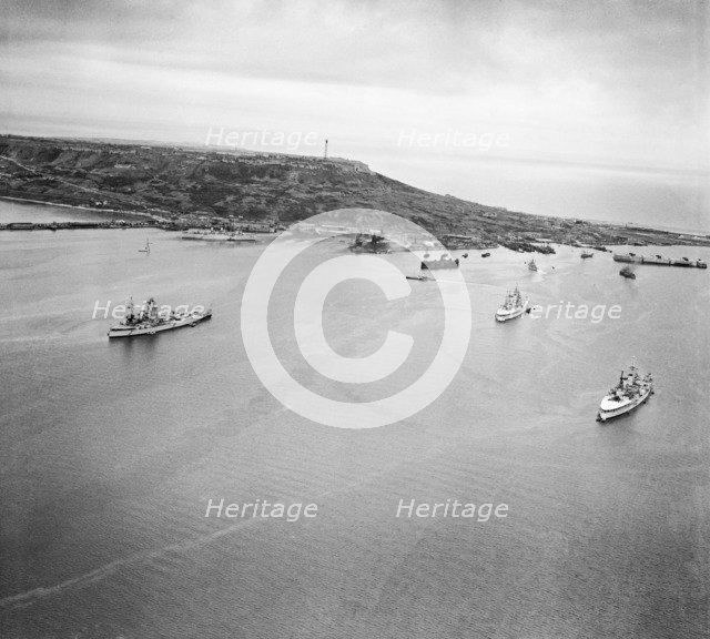 Portland Harbour, Dorset, 1946. Artist: Aerofilms.