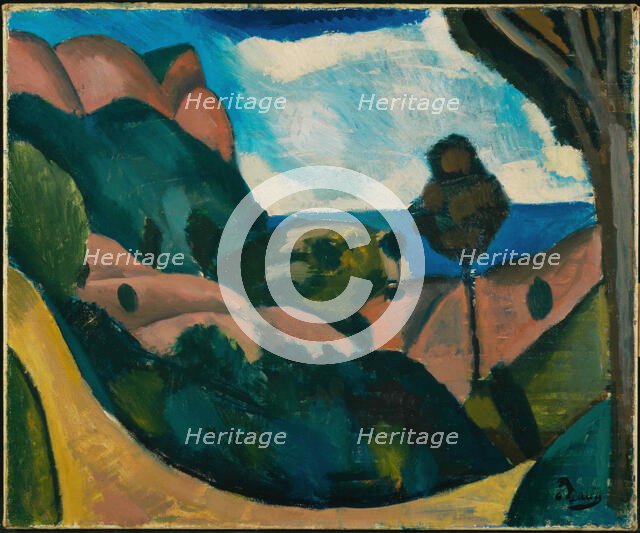 Landscape near Cassis, 1907. Creator: Andre Derain.