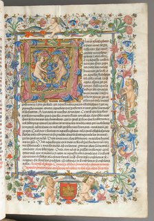 Spanish Translation of Saint Augustine's "City of God", 1446-82. Creator: Cano de Aranda.
