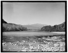 Mt. Washington from the Saco, North Conway, White Mountains, c1900. Creator: Unknown.