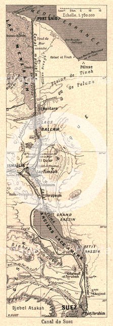 ''Canal de Suez; Le Nord-Est Africain', 1914. Creator: Unknown.