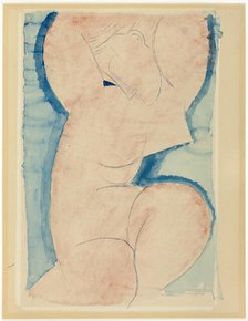 Caryatid, c. 1913. Creator: Amadeo Modigliani.