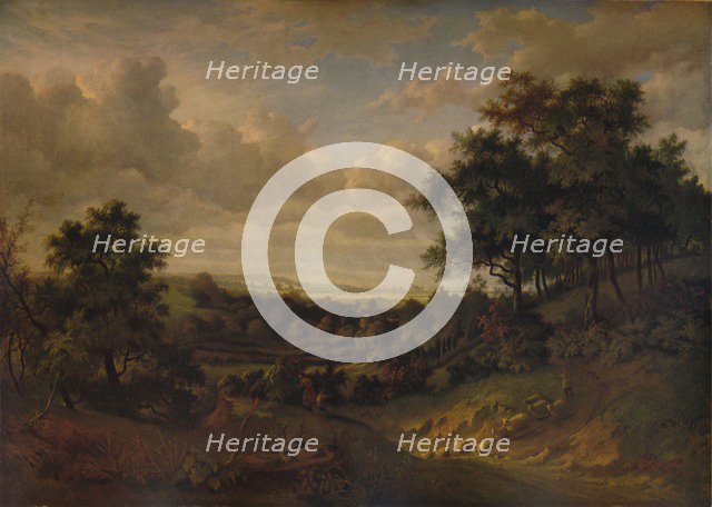 'A View of the Thames: Greenwich in the distance', 1820 Artist: Patrick Nasmyth.