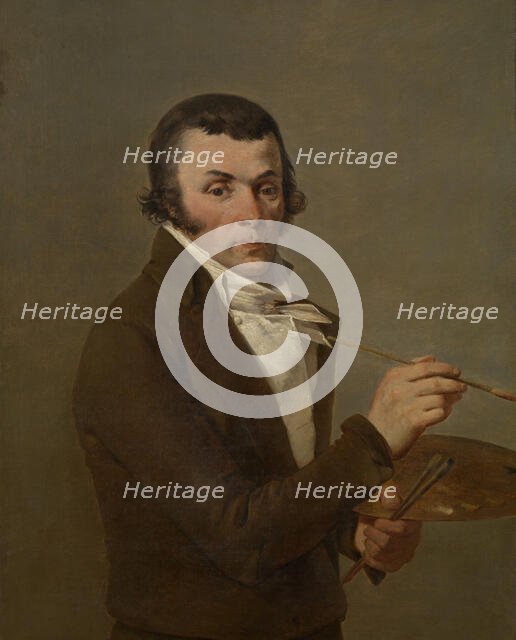 The Painter Jan Baptist Berré, late 18th-early 19th century. Creator: Balthasar Paul Ommeganck.