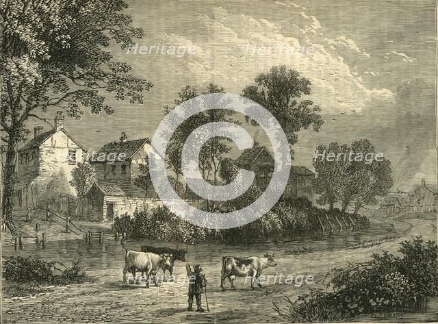 'Farm in the Regent's Park, 1750', (c1876). Creator: Unknown.