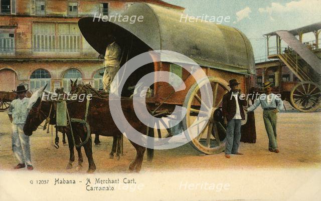 'Habana - A Merchant Cart, Carromato', c1910. Creator: Unknown.