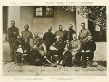 'General Roberts's Staff, Kandahar Expedition', c1880, (1901).   Creator: Bourne & Shepherd.