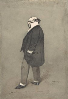 The Society Man (Monsieur Joseph Prudhomme), 1874. Creator: Henry Bonaventure Monnier.