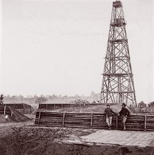 Signal Tower, Cobb's Hill, Appomattox River, 1864. Creator: Tim O'Sullivan.