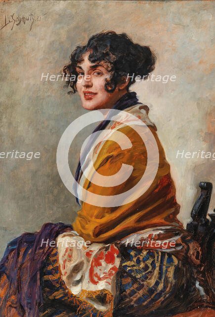 Portrait of the actress Lili Marberg (1876-1962). Creator: Schmutzler, Leopold (1864-1940).