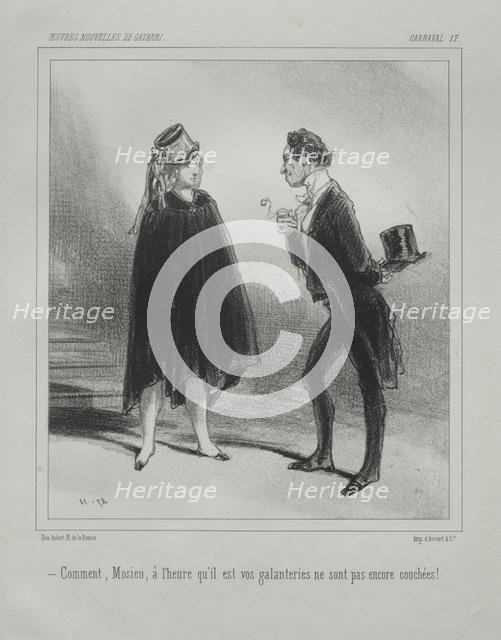 Carnaval. Creator: Paul Gavarni (French, 1804-1866).