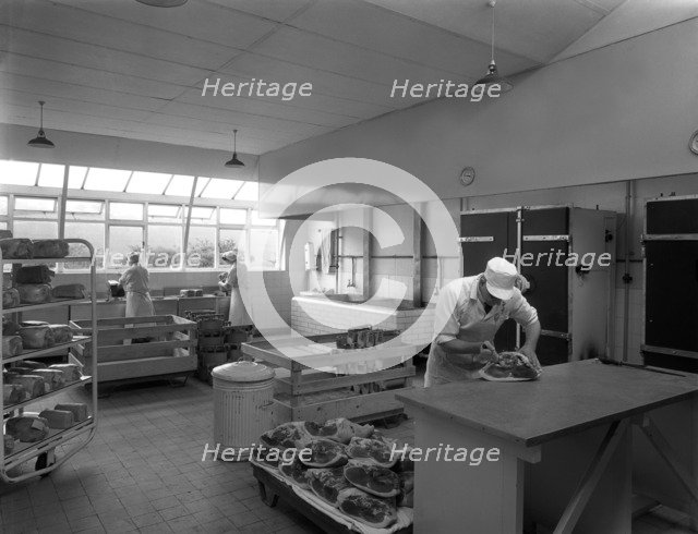 The Danish Bacon Company factory, Kilnhurst, South Yorkshire, 1957. Artist: Michael Walters