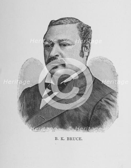 B. K. Bruce, 1887. Creator: Unknown.