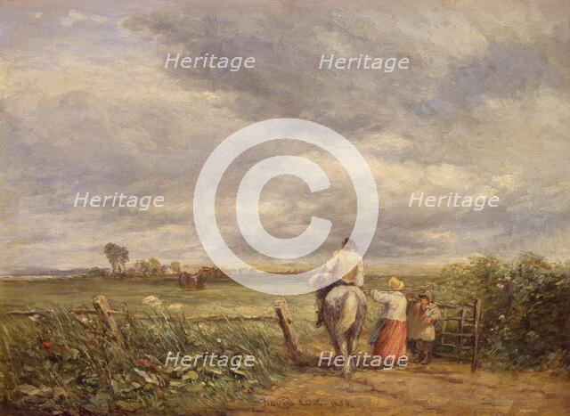 Going to the Hayfield, 1853. Creator: David Cox the elder.