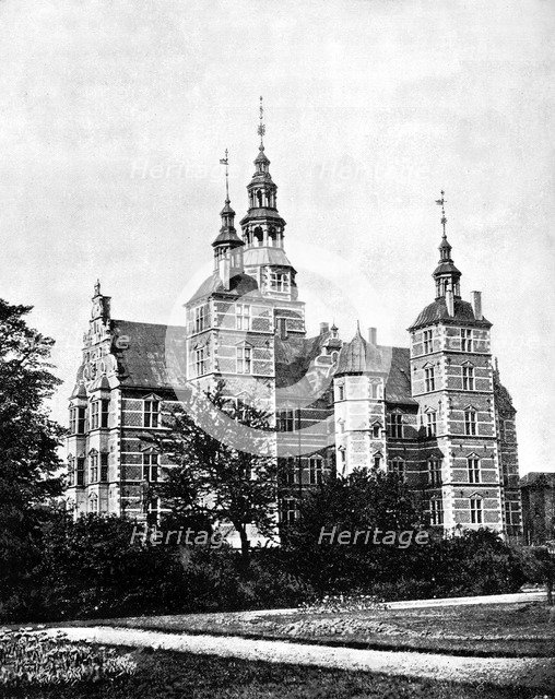 Rosenborg Palace, Copenhagen, Denmark, 1893.Artist: John L Stoddard