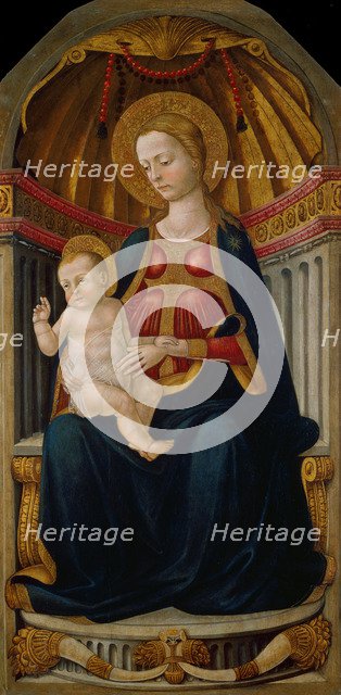 The Virgin and Child Enthroned. Artist: Neri di Bicci (1418-1492)