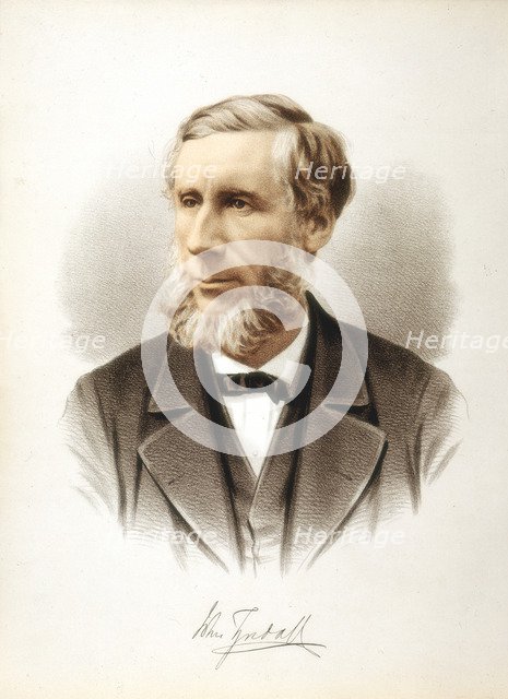 John Tyndall, Irish-born British physicist and populariser of science, c1880. Artist: Unknown