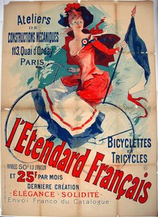 l'Etendard Francais, 1891. Creator: Jules Cheret.