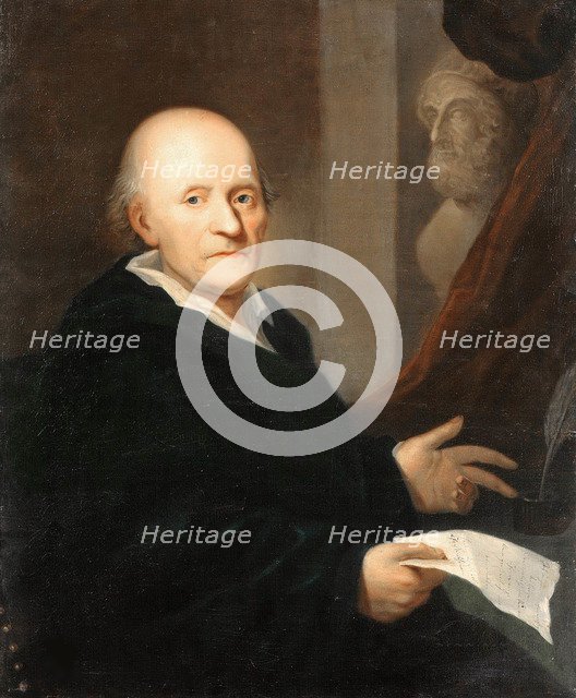 Portrait of Friedrich Gottlieb Klopstock (1724-1803), 1807. Creator: Barckhan, Johann Hieronymus (1785-1865).