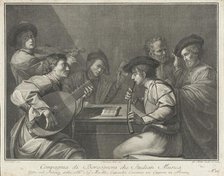 Group of Musicians, 1784. Creator: Giovanni Battista Cecchi.