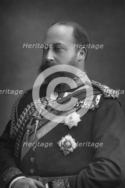 Prince Edward of Wales, the future King Edward VII of Great Britain (1841-1910), 1890.Artist: W&D Downey