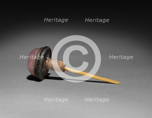 Snuff Bottle (stopper), 1644-1912. Creator: Unknown.