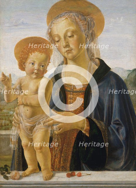 Madonna and Child, ca. 1470. Creator: Workshop of Andrea del Verrocchio (Italian, Florence 1435-1488 Venice).
