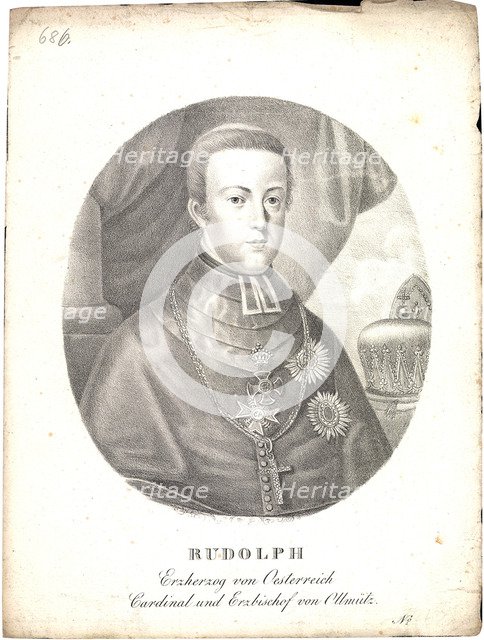 Archduke Rudolf of Austria (1788-1831), ca 1820.