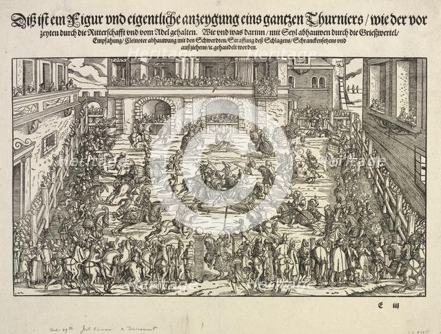 A Tournament, 1565. Creator: Josse Amman (Swiss, 1539-1591).