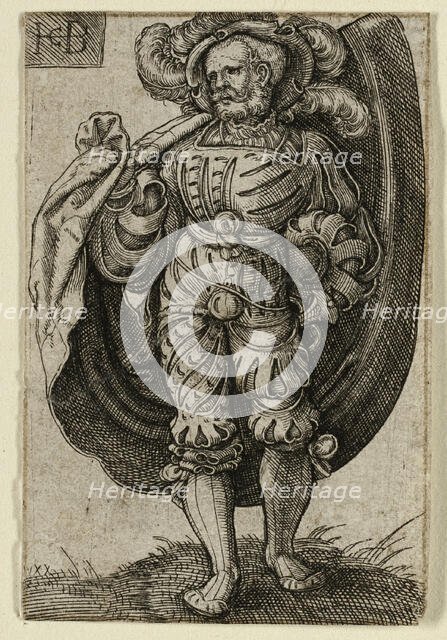 The Standard-Bearer, 1520/69. Creator: Jacob Binck.