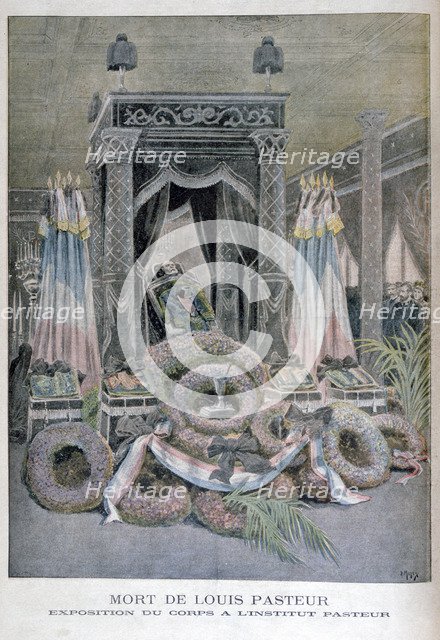 The death of Louis Pasteur, French chemist, 1895. Artist: Henri Meyer